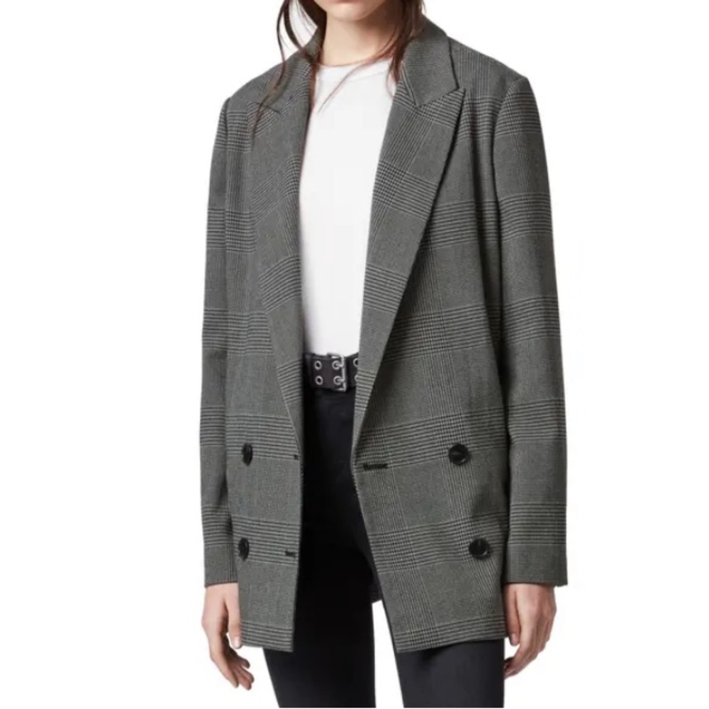 Allsaints Helei Check Blazer
